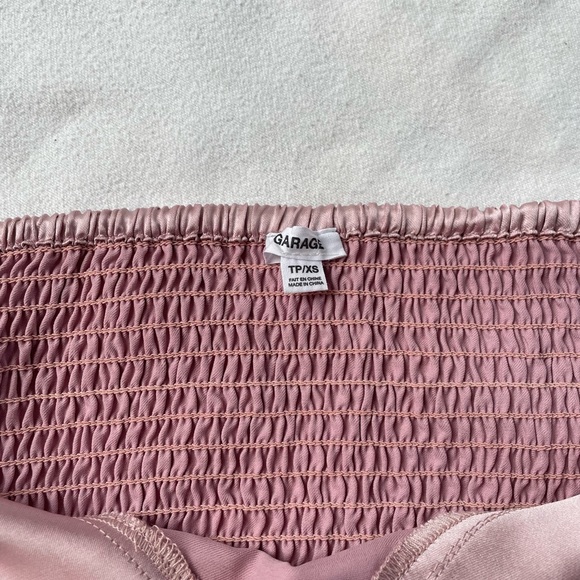 GARAGE RUCHED BACK HALTER TOP - Picture 2 of 4